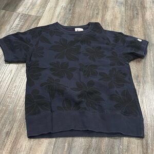 Todd Snyder x Champion Mens Hawaii Hibiscus Navy French Terry size XS